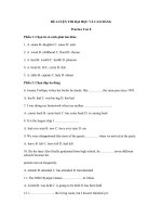 ĐỀ LUYỆN THI ĐẠI HỌC VÀ CAO ĐẲNG 8 