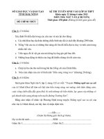 Đề thi tuyển sinh lớp 10 THPT năm học 2011 môn NGỮ VĂN – Sở giáo dục đào tạo TỈNH ĐẮK NÔNG