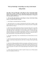 Thủ tục thành lập và hoạt động của công ty kinh doanh chứng khoán 