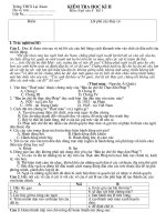 Kiểm tra học kì 2- Ngữ văn 8