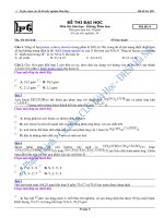 Đề ôn đặc biệt số 6