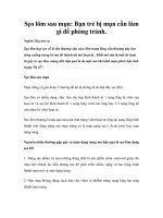 Sẹo lõm sau mụn 