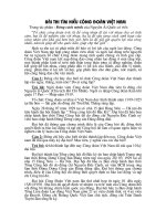 Bai thi tim hieu Cong Doan Viet Nam