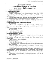 Hoạt động ngoài giờ lớp 9- HKI