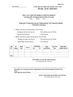 MẪU YÊU CẦU CHUYỂN KHOẢN CHỨNG KHOÁN (Áp dụng đối với chứng khoán là Giấy tờ có giá)