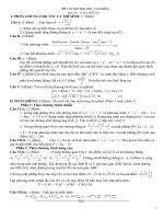 ĐỀ THI THỬ ĐẠI HỌC, CAO ĐẲNG    Môn thi : TOÁN (ĐỀ 165)