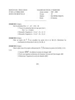 Toán phap các đề thi học kì II