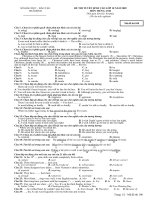 ĐỀ TRẮC NGHIỆM VÀO 10 SỐ 15