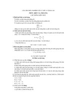 Lý thuyết+TN Khúc xạ ánh sáng