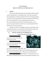 MỘT SỐ VI SINH VẬT GÂY BỆNH QUA SỮA