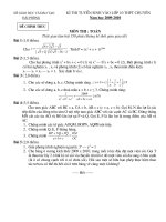 Đề thi vào lớp 10-Chuyên Trần Phú-HP-0910