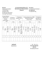 MẪU SỐ VĂN BẢN ĐÃ ĐƯỢC KIỂM TRA, XỬ LÝ THEO THẨM QUYỀN TRÊN ĐỊA BÀN HUYỆN