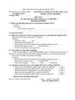 Mẫu : Biên bản xét công nhận tốt nghiệp T