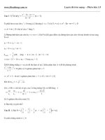 đáp án đề thi đại học- đề số 6 đề thi môn toán