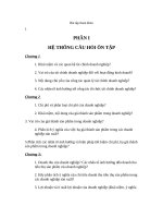 Bài tập môn tài chính doanh nghiệp 