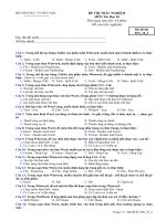 đề thi HKII Tin 10 2009_40 câu TN