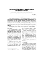 Phân tích các yếu tố ảnh h-ởng tới cơ cấu vốn của trang trại nuôi trồng thủy sản ở Trà Vinh 