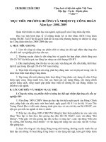 Mục tiêu Phương hướng nhiệm vụ Công Đoàn