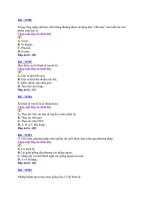 Bộ đề trắc nghiệm số 5 - Đáp án