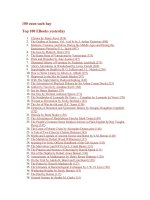 100 cuốn sách hay mọi thời đại (có địa chỉ để download)