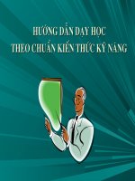 dạy học theo chuẩn KTN mới