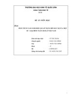 PHÂN TÍCH VÀ SO SÁNH HIỆU QUẢ SỬ DỤNG ĐÒN BẨY NỢ CỦA MỘT SỐ   LOẠI HÌNH  NGÂN HÀNG Ở VIỆT NAM