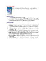 Cài đặt partition magic