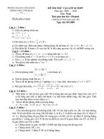 Thi Thử vào THPT năm 2009 - 2010