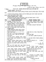 Giáo án các môn Tuần 26