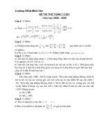 Đề thi thử HSG THCS Minh Tân