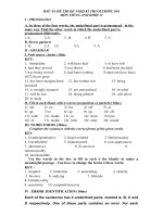 đáp án đề olympic