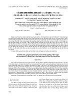 KHẢ NĂNG SINH TRƯỞNG, NĂNG SUẤT VÀ CHẤT LƯỢNG THÂN THỊT CỦA LỢN BẢN VÀ LỢN LAI F1 (MÓNG CÁI × BẢN) NUÔI TẠI TỈNH HOÀ BÌNH