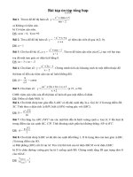 Luyện tập tổng hợp