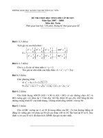 Đề thi HSG có đáp án