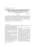 ảnh h-ởng của việc thay thế cỏ xanh trong khẩu phần bằng bã dứa ủ chua đến khả năng sản xuất của bò thịt