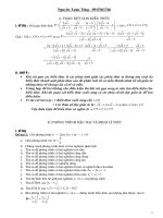 Giải mẫu các dạng toán vào 10