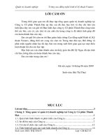 Đánh giá và kiến nghị hoàn thiện công tác quản trị tại Công ty Cổ phần Thành Đạt