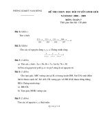 Đề thi HSG Toán 7 - Rất chất lượng