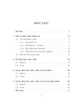 Dáng điệu phân rã khi thời gian lớn của phương trình động lực học với nhiễu ngẫu nhiên 