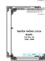 Truyền Thống Cách Mạng xã Tây Vinh -Tây Sơn Bình Định