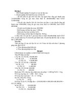 Bài tập nguyên lý kế tóan 