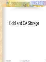 Bài giảng Công Nghệ Sau Thu Hoạch - Chương 6