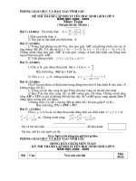 Đề thi - Đáp án - HSG lớp 9 - 09 - PNT