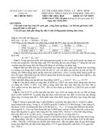 ĐỀ THI CHỌN HỌC SINH GIỎI TOÁN - LÝ - HÓA - SINH TRÊN MÁY TÍNH CẦM TAY NĂM HỌC 2010-2011 KHỐI 12 THPT MÔN THI HÓA HỌC - SỞ GIÁO DỤC VÀ ĐÀO TẠO LONG AN