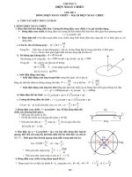CHƯƠNG V: ĐIỆN XOAY CHIỀU