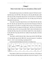 tính toán phụ tảI và cân bằng công suất