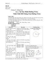 Giáo án  HH 9 (3 cột T20)