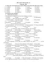 Đề ôn thi ĐH 2009