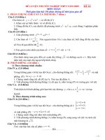 Đề ôn TN THPT Đề 01