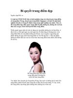 Bí quyết trang điểm đẹp 